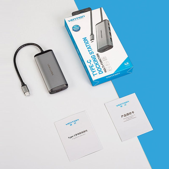 EAN 6922794741348 - Vention CNBHB base para portátil y replicador de puertos Alámbrico USB 3.2 Gen 1 (3.1 Gen 1) Type-C imagen 2
