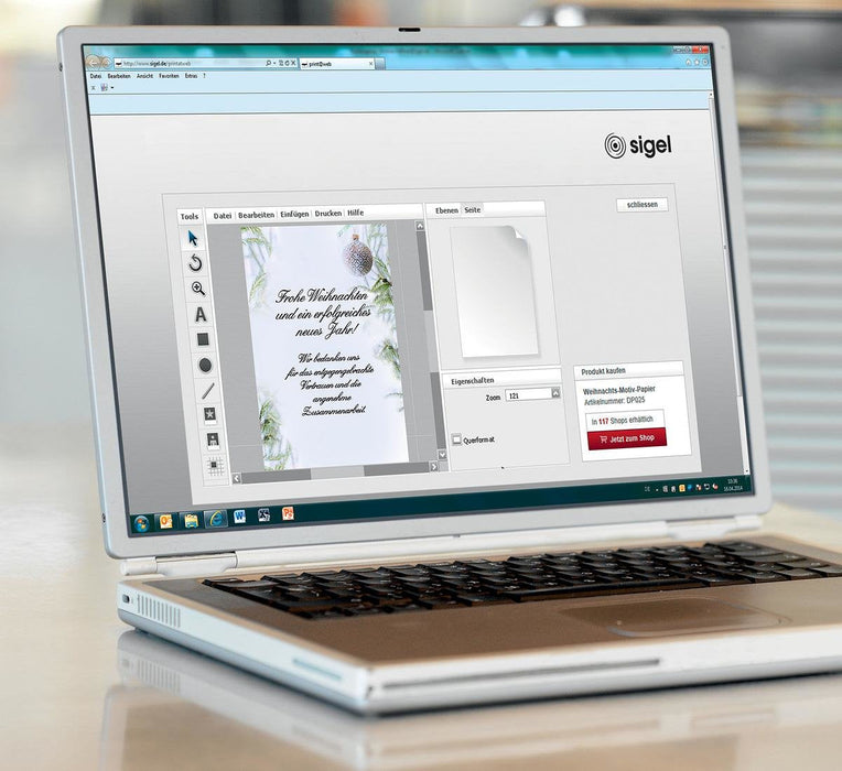Sigel Weihnachtsbriefpapier Din A4 90 G M²