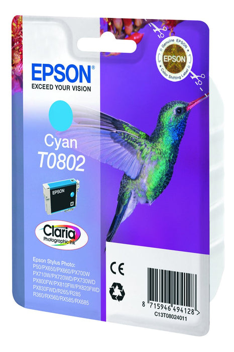 EAN 8715946494197 - Epson Hummingbird T0802 cartucho de tinta 1 pieza(s) Original imagen 9
