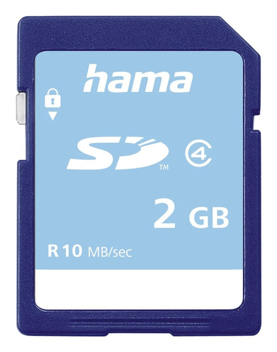 Hama Tarjeta Sd 2gb - Clase 4 - 10mb/S - Azul