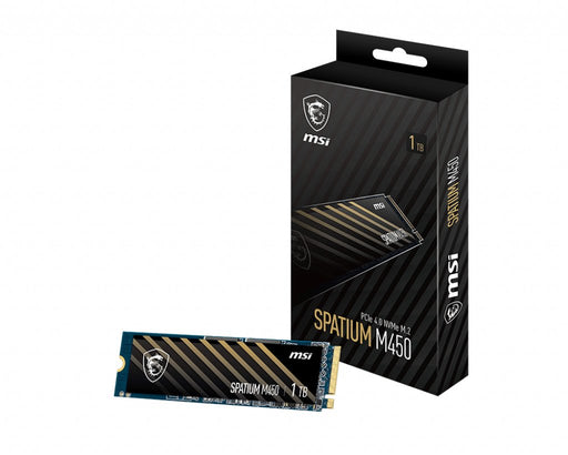 EAN 4711377022484 - MSI SPATIUM M450 PCIe 4.0 NVMe M.2 1TB PCI Express 4.0 3D NAND imagen 1
