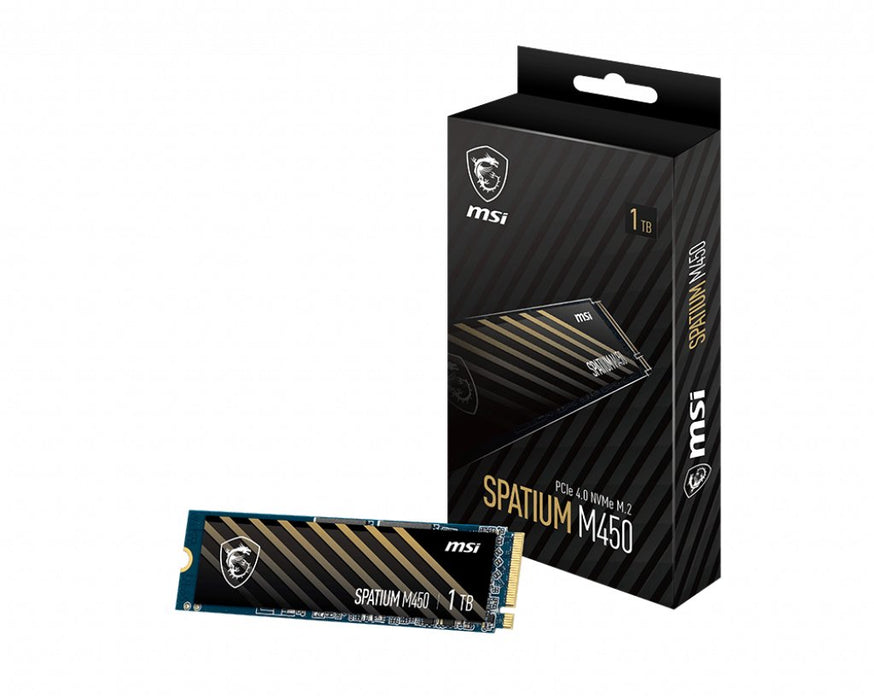 EAN 4711377022484 - MSI SPATIUM M450 PCIe 4.0 NVMe M.2 1TB PCI Express 4.0 3D NAND imagen 1
