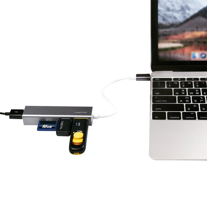EAN 4052792048568 - LogiLink UA0305 base para portátil y replicador de puertos Alámbrico USB 3.2 Gen 1 (3.1 Gen 1) Type-C Alu imagen 5