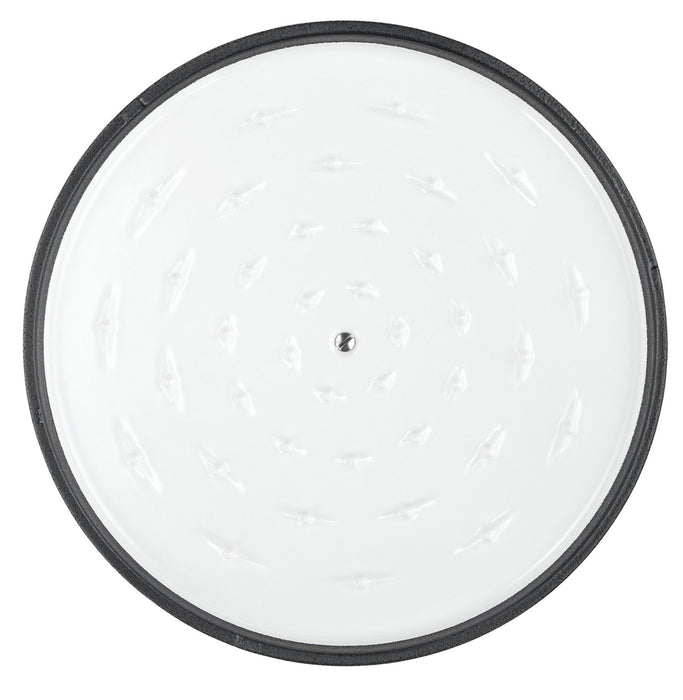 Tefal Servierpfanne Lov Gusseisen Ø 28cm (Beige, Mit Deckel, 3,8 Liter) E25972