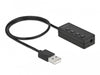 EAN 4043619667314 - DeLOCK 66731 cable de audio 0,4 m 2 x 3.5mm USB tipo A Negro imagen 1