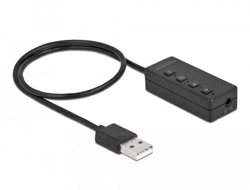 EAN 4043619667314 - DeLOCK 66731 cable de audio 0,4 m 2 x 3.5mm USB tipo A Negro imagen 1