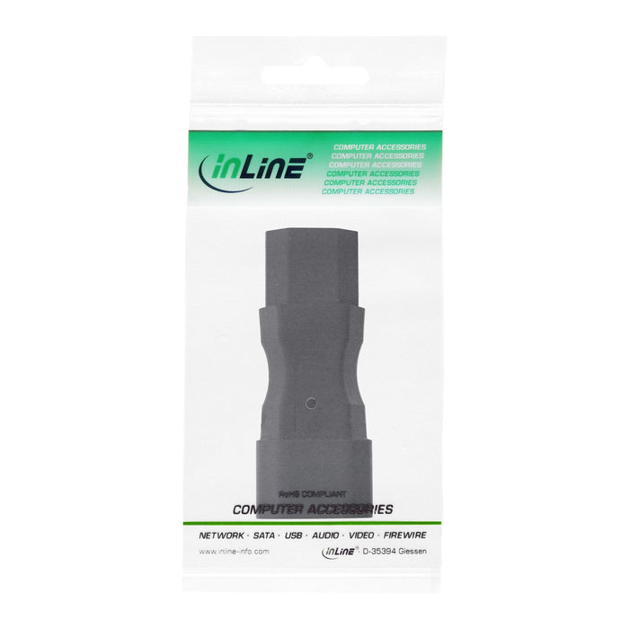 Adaptador Alimentación Inline Iec 60320 C14 / C13, 3 Pines