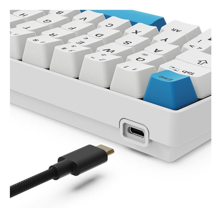 EAN 4044951041947 - Sharkoon SGK50 S4 teclado Hogar USB QWERTZ Alemán Blanco imagen 6