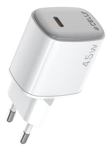 EAN 8021735221395 - Celly UPTC1USBC45WCTC cargador de dispositivo móvil Smartphone, Tableta Blanco Corriente alterna, USB Car imagen 2
