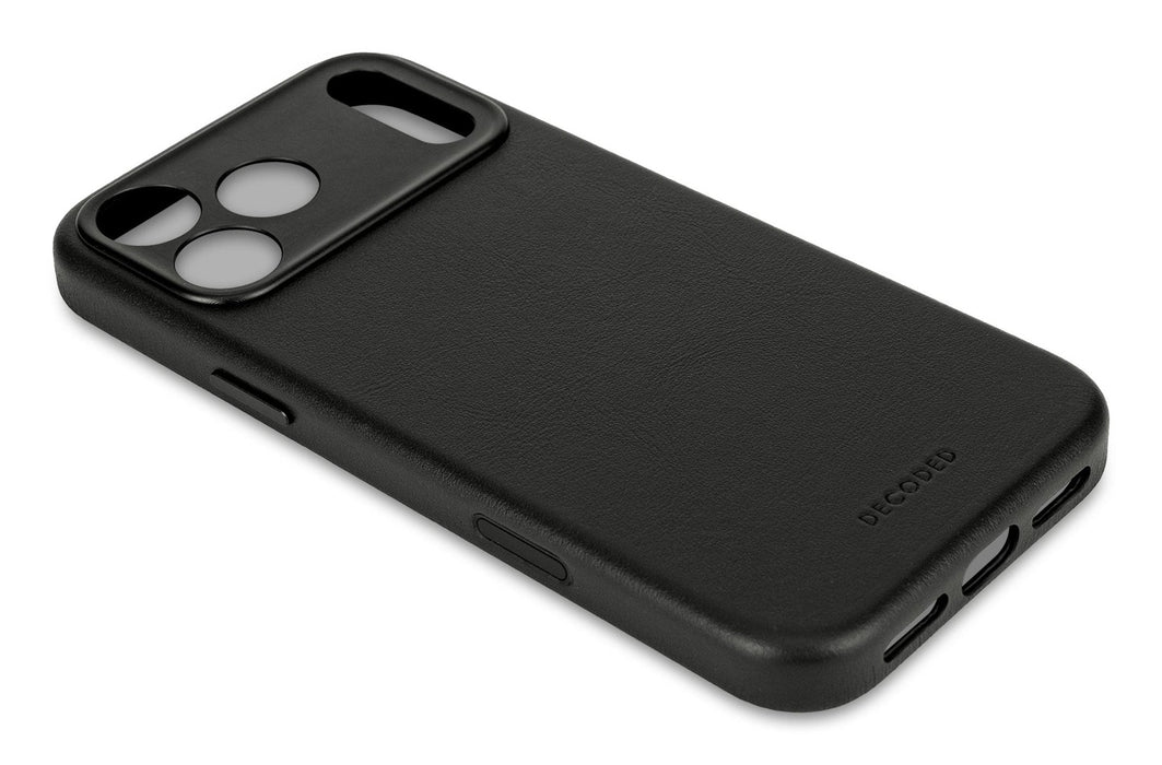 Decoded Leather Backcover Iphone 17 Pro Black