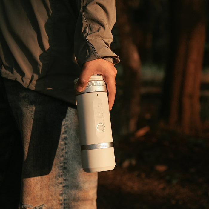 Outin Fino - Sandstone White - Portable Coffee Grinder