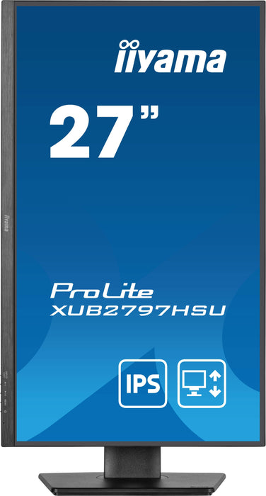 EAN 4948570124879 - iiyama ProLite XUB2797HSU-B2 pantalla para PC 68,6 cm (27") 1920 x 1080 Pixeles Full HD LED Negro imagen 9