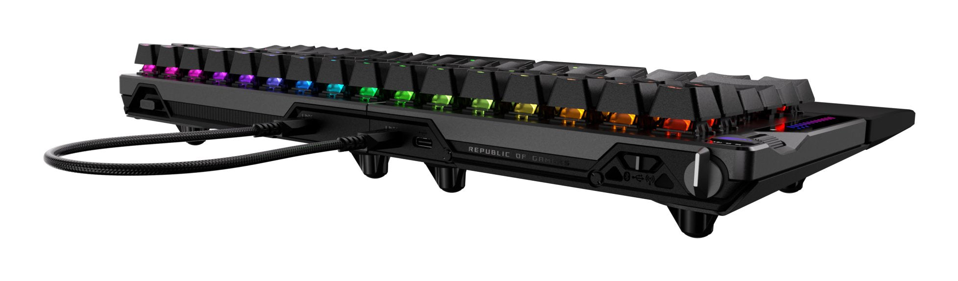 EAN 4711636056007 - ASUS ROG Falcata teclado Juego USB + RF Wireless + Bluetooth QWERTZ Alemán Negro imagen 7