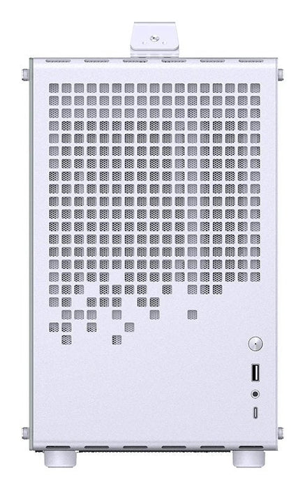Jonsplus Z20 Mesh Pc-Gehäuse, Mini Tower, Micro-Atx, Mit Tragegriff - Weiss