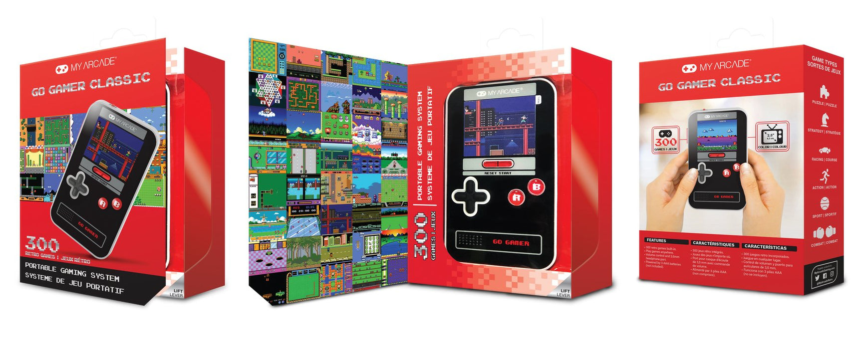 My Arcade Go Gamer Classic 300 Games Dgun-3909