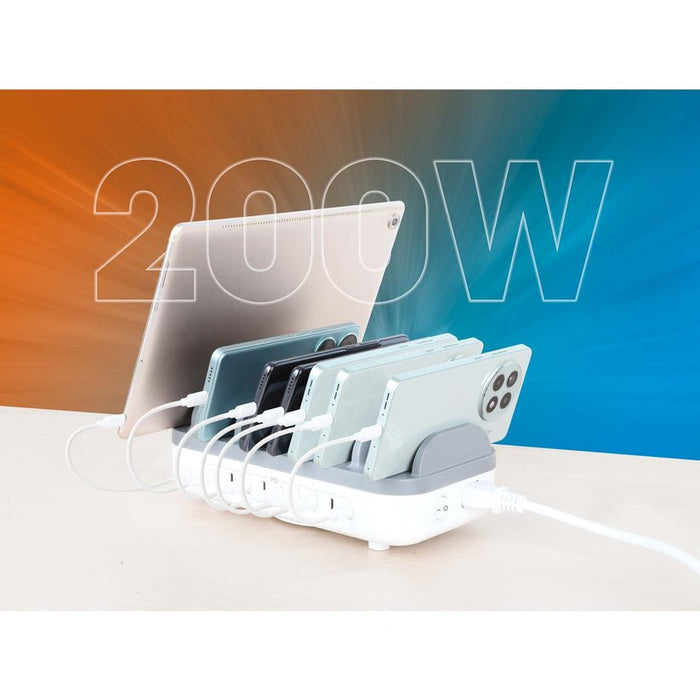 EAN 766623102766 - Manhattan 102766 cargador de dispositivo móvil Teléfono móvil, Smartphone, Tableta Blanco, Gris Corriente  imagen 6