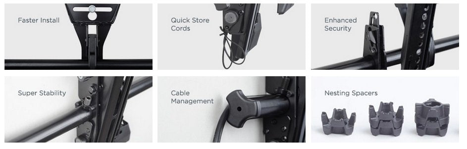 Soporte Chief Mtm1u Para Tv  55" Negro
