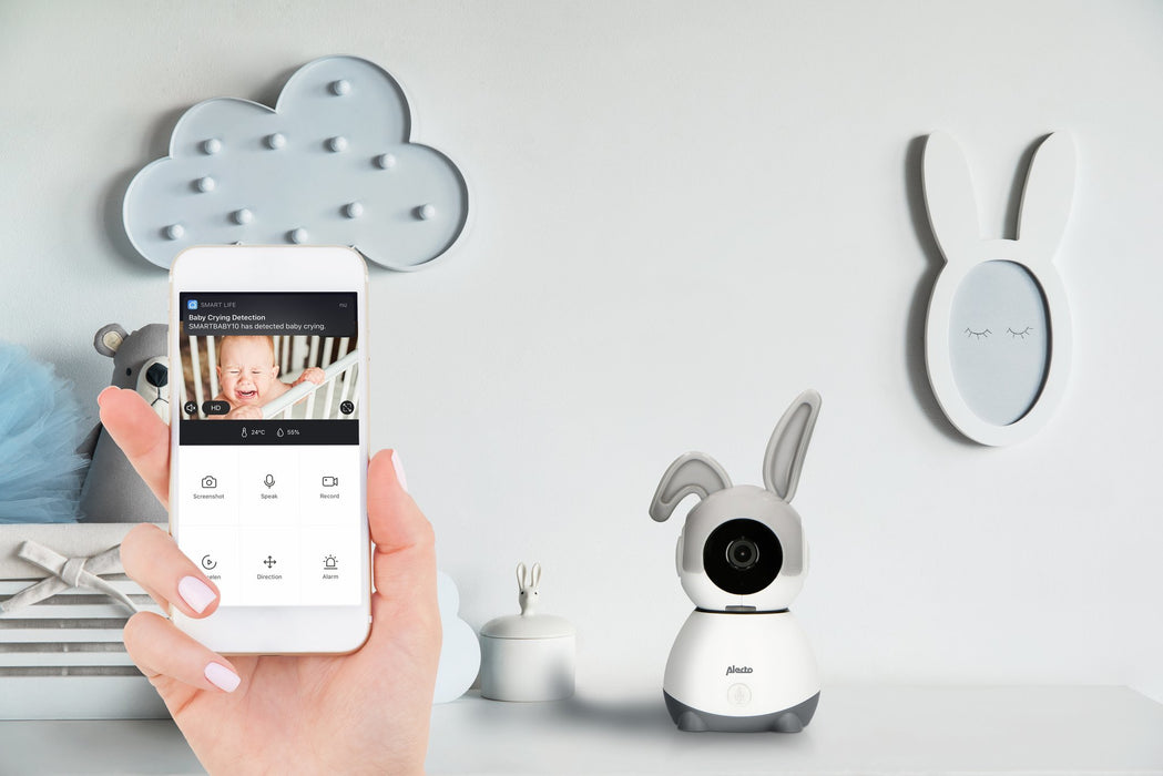 EAN 8712412592890 - Alecto SMARTBABY10 video-monitor para bebés Wi-Fi Antracita, Blanco imagen 20