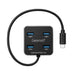 EAN 5704174634812 - eSTUFF GLB235402 hub de interfaz USB 3.2 Gen 1 (3.1 Gen 1) Type-C 5000 Mbit/s Negro imagen 1