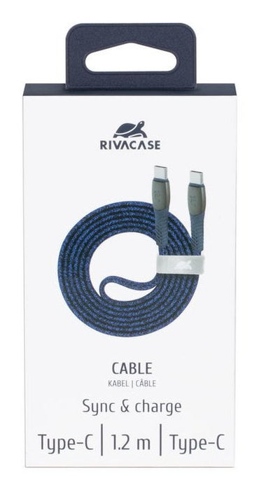 EAN 4260403579503 - Rivacase 4260403579503 cable USB USB 2.0 1,2 m USB C 0,48 Gbit/s Azul imagen 4