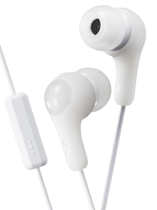 Gumy Plus Ha-Fx7m In Ear With  Mic + Remote Headphones White