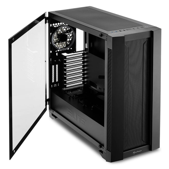 EAN 4044951027156 - Sharkoon ELITE SHARK CA200M Midi Tower Negro imagen 8