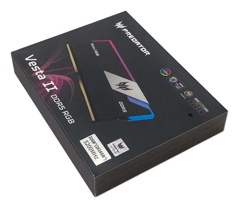 EAN 6955914618299 - Predator VESTA2-64GB-6000-2R8-V1 módulo de memoria 2 x 32 GB DDR5 6000 MT/s 288-pin DIMM imagen 9