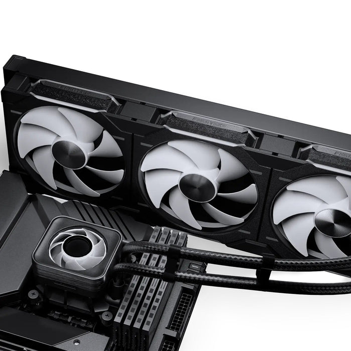 K Phanteks Glacier One 420d30 X2 Drgb Schwarz  Aio-Wasserkühlung