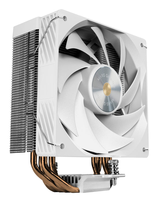 EAN 8435693112037 - Mars Gaming MCPU-X4W Procesador Refrigerador de aire 12 cm Blanco 1 pieza(s) imagen 1
