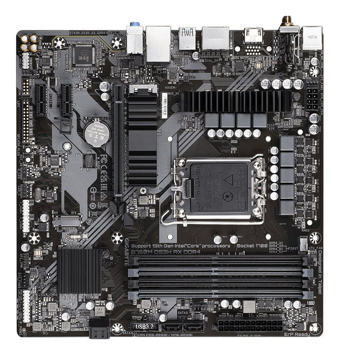EAN 0889523034620 - GIGABYTE B760M DS3H AX DDR4 placa base Intel B760 Express LGA 1700 micro ATX imagen 5