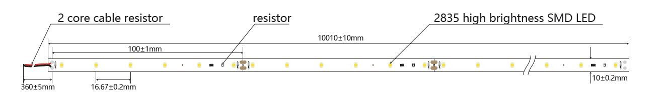 Synergy 21 Led Flex Mrip 2835 - 60 Kw Dc24v 140w Ip20 Uls 10m