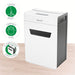 EAN 4002432127177 - Leitz 80920000 triturador de papel 55 dB Gris, Blanco imagen 6