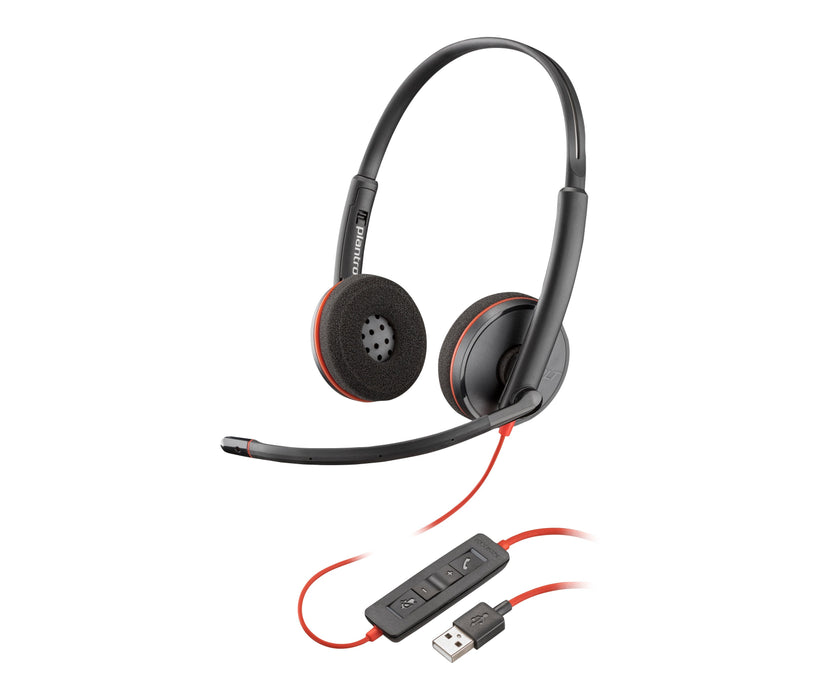 Hp Poly Blackwire 3220 Auriculares Alámbrico Usb Tipo A Negro