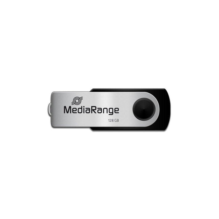 EAN 4260459613329 - MediaRange MR913 unidad flash USB 128 GB USB tipo A 2.0 Negro, Plata imagen 2