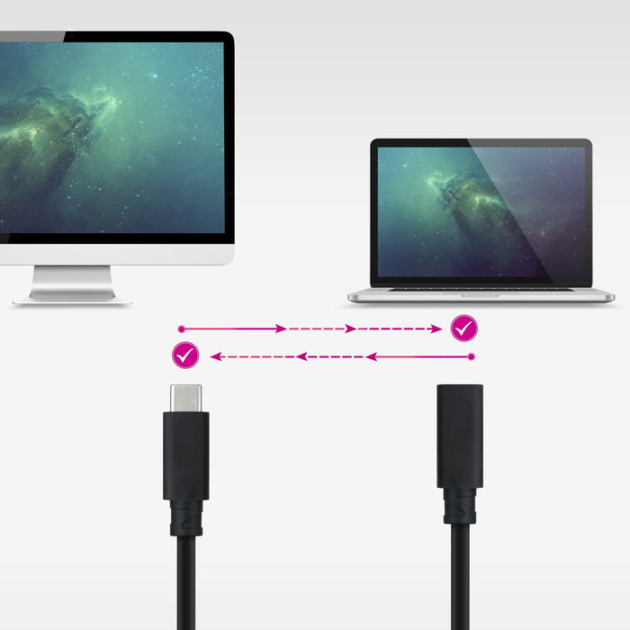 EAN 8433281015371 - Nanocable 10.01.4501-L150 cable USB USB 3.2 Gen 2x2 1,5 m USB C Negro imagen 4