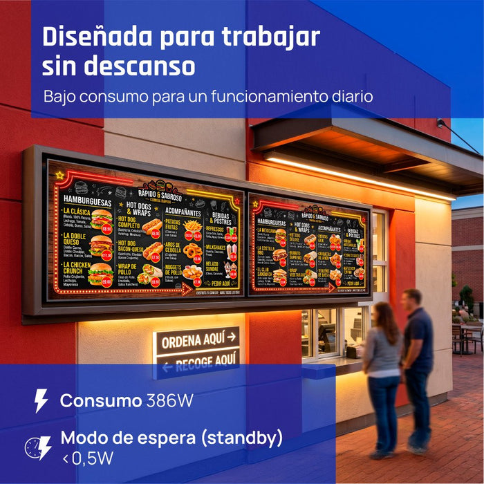 EAN 8435364320068 - iggual IGG320068 pantalla de señalización Pantalla plana para señalización digital 165,1 cm (65") LED Wif imagen 7