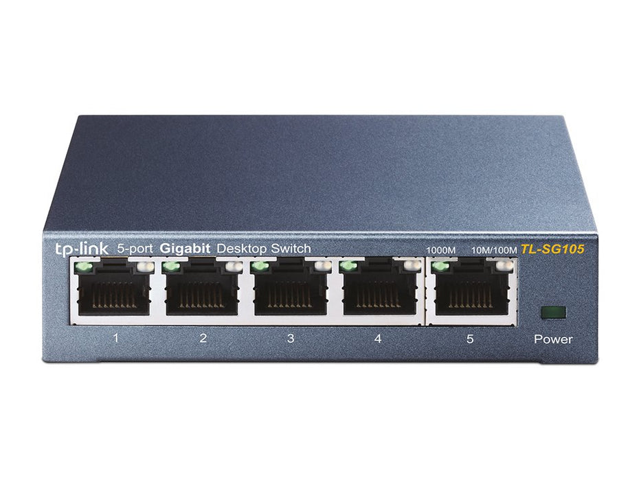 EAN 6935364021146 - TP-Link TL-SG105 No administrado Gigabit Ethernet (10/100/1000) Negro imagen 1