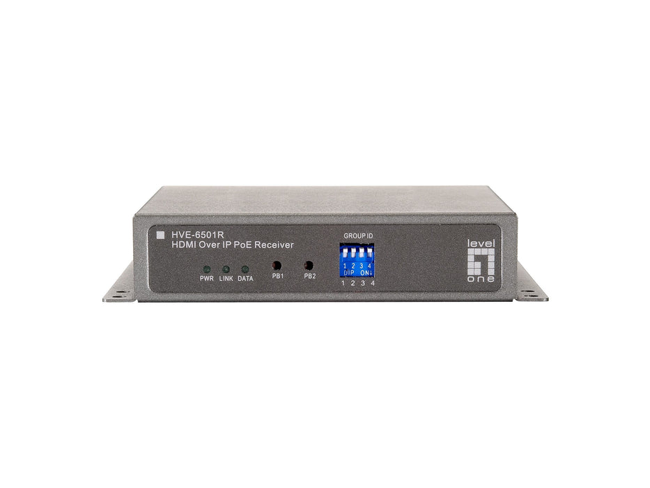 Levelone  Hdmi Over Ip Poe Hve-6501r Poe Receiver Video Exe.