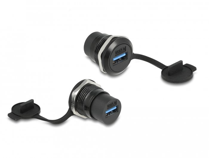 Delock Usb 3.2 Gen 1 Typ-A Einbaubuchse Mit Staubschutzkappe