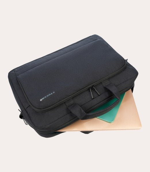 EAN 8020252165809 - Tucano BORSA NB 17 Plástico reciclado Negro, Azul Niño/niña Bolsa de la compra imagen 7