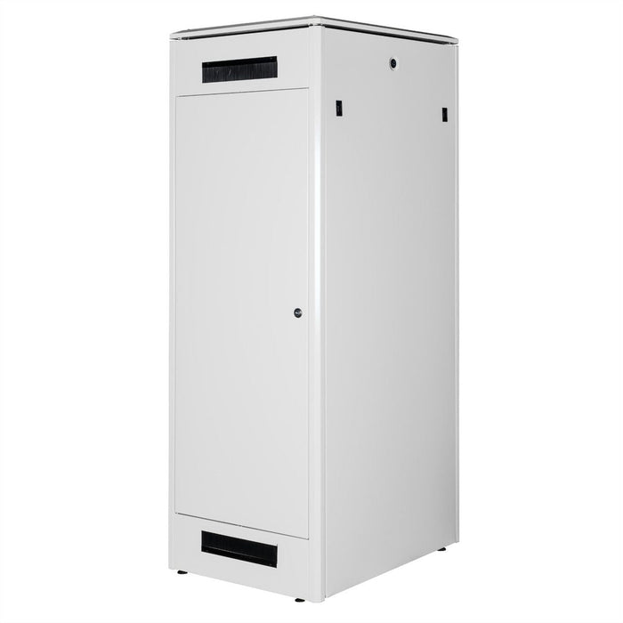 Roline 19-Zoll Netzwerkschrank Pro 36 He, 600x800 Bxt Glastr Grau