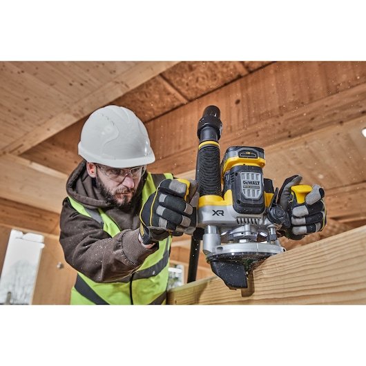 EAN 5035048810330 - DeWALT DCW620NT-XJ fresadora y desbastadora Negro, Amarillo 23000 RPM imagen 12