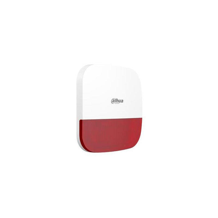 Dahua Ara13-W2(868)(Rojo) Sirena Exterior Inalámbrica, Ip65, 110db, Alimentación/Batería 12vdc, Actualización En La Nube