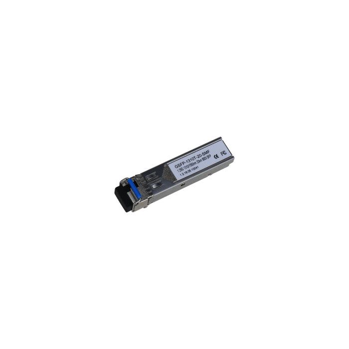 (Gsfp-1310t-20-Smf) Dahua Módulo Óptico Gigabit Transceptor De Fibra Sfp Monomodo Sm Puerto Lc Envío 1310nm Recepción 1550nm Hasta 20km