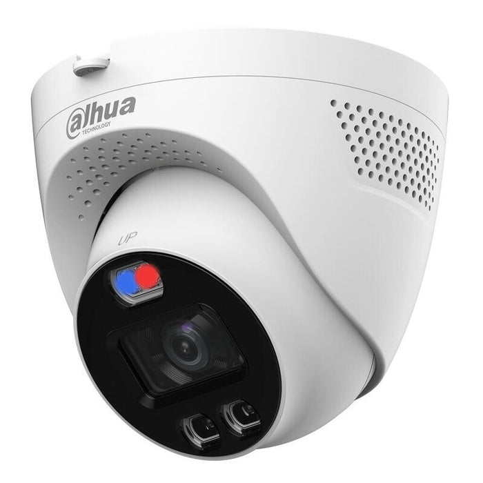 Dahua Hac-Me1239tq-A-Pv-0280b Domo Hdcvi Tioc 4en1 2m 1080p Wdr Iluminación Dual Led40m/Ir40m 2.8mm Ip67 Audio Mic E/S