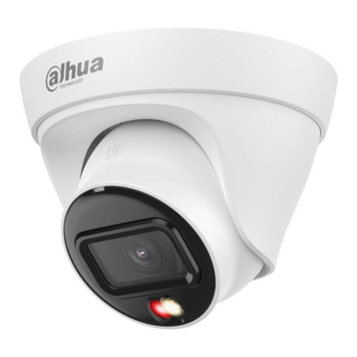 Dahua Ipc-Hdw1239t1-A-Il-0280b-S6 Dahua Lite - Minidomo Ip H265 2m Iluminación Dual Led30m/Ir30m 2.8mm Ip67 Poe Mic Ai  (Detección Humana)