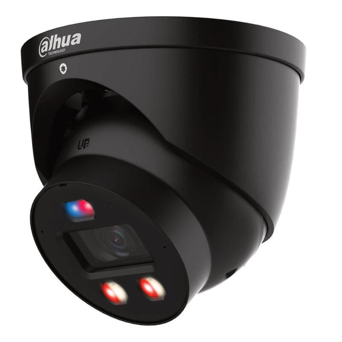 Dahua Ipc-Hdw3849h-As-Pv-0280b-Pro-B Minidomo Ip Wizcolor Tioc Pro H265 8m Wdr Iluminación Dual Led30m/Ir30m 2.8mm Ip67 Poe Mic/Altavoz Audio E/S Ai Color Negro