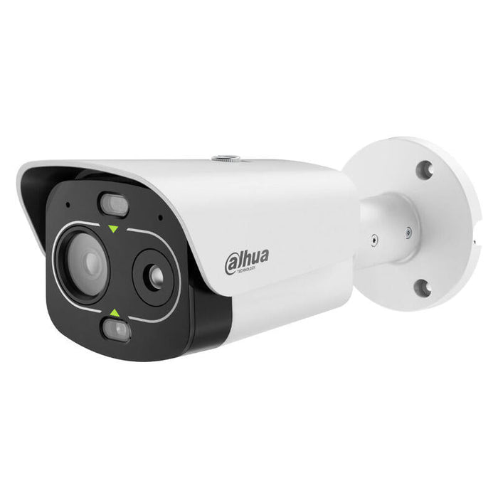Dahua Tpc-Bf1241-Lb7f6-Dw-S8-V1 Cámara Térmica Ip Dual 256x192 7mm + 4m 6mm Ip67 Ik10 12v Poe