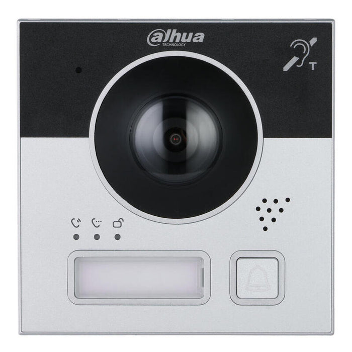 Dahua Vto4202f-Pi1 Estación Exterior Modular Para Videoportero Ip Con Cámara Y 1 Botón Para Series Vto4202f-X. Bucle De Inducción Auditiva