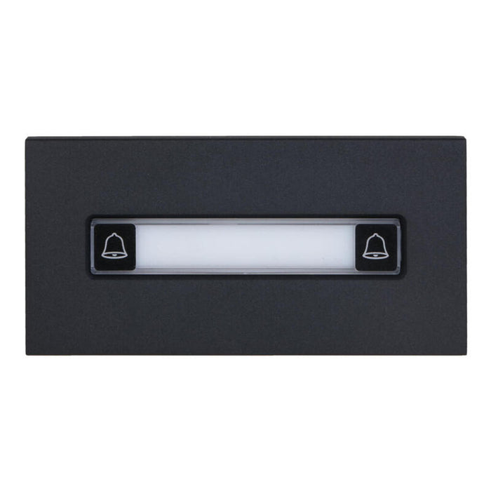 Dahua Vto4202fb-Mdb2 Estación Exterior Modular Para Videoportero Ip Con 2 Botones Para Series Vto4202f-X. Color Negro